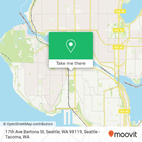 17th Ave Bertona St, Seattle, WA 98119 map