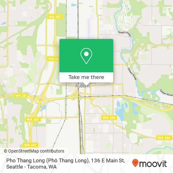 Mapa de Pho Thang Long (Phô Thang Long), 136 E Main St