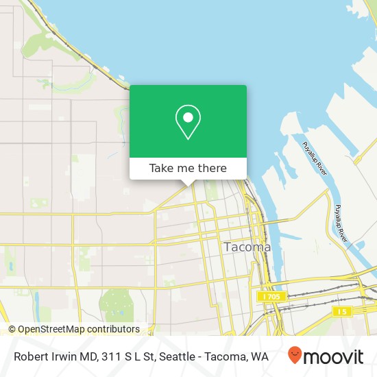 Robert Irwin MD, 311 S L St map