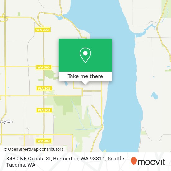 3480 NE Ocasta St, Bremerton, WA 98311 map