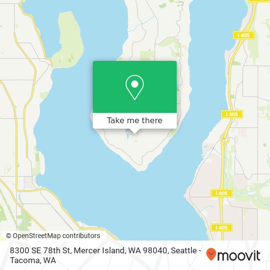 8300 SE 78th St, Mercer Island, WA 98040 map