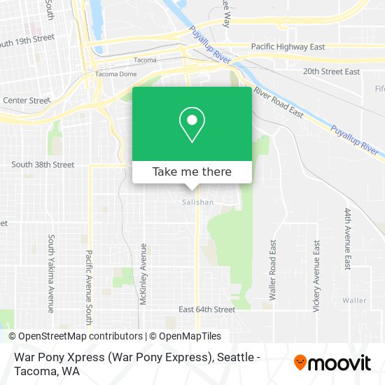 War Pony Xpress (War Pony Express) map