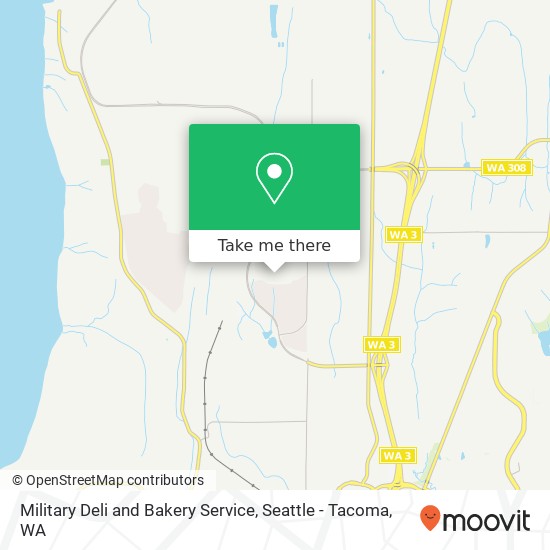 Mapa de Military Deli and Bakery Service