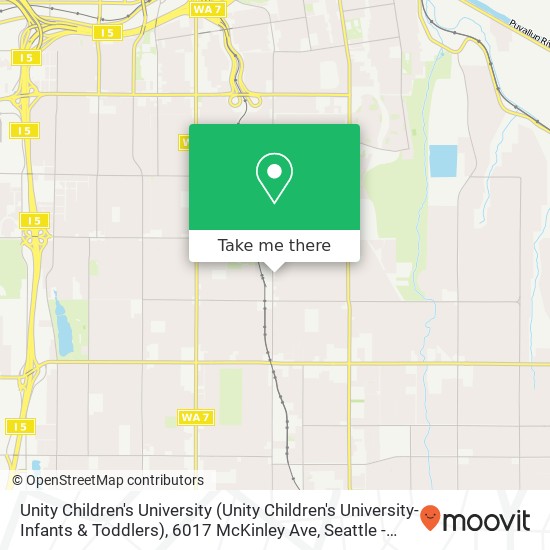 Unity Children's University (Unity Children's University-Infants & Toddlers), 6017 McKinley Ave map