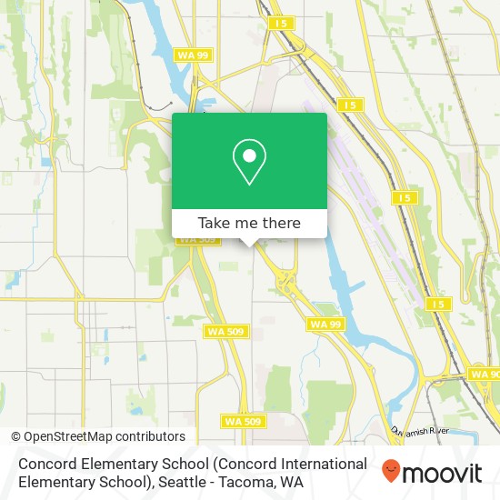 Mapa de Concord Elementary School