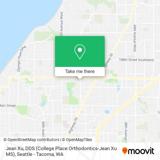 Jean Xu, DDS (College Place Orthodontics-Jean Xu MS) map