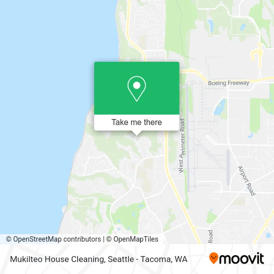 Mukilteo House Cleaning map