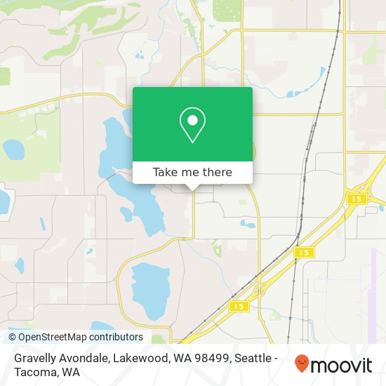 Gravelly Avondale, Lakewood, WA 98499 map