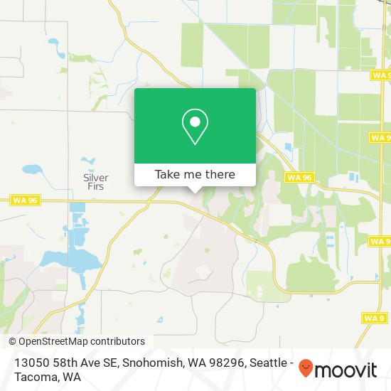 Mapa de 13050 58th Ave SE, Snohomish, WA 98296