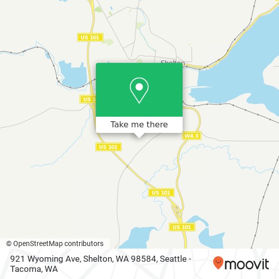 921 Wyoming Ave, Shelton, WA 98584 map