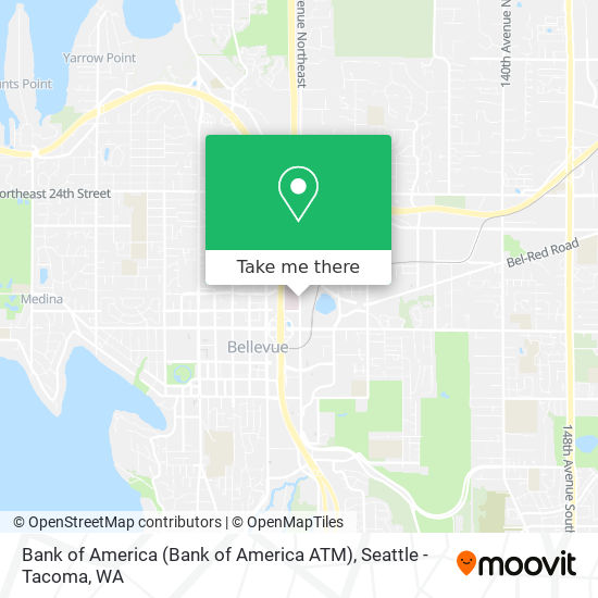 Bank of America map