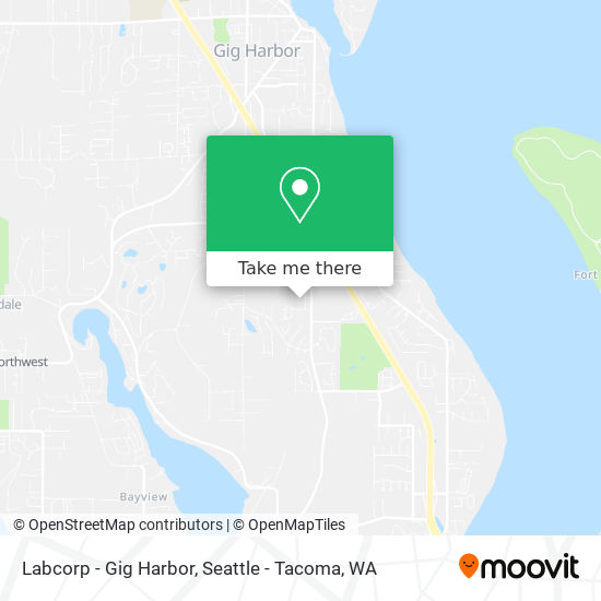 Mapa de Labcorp - Gig Harbor