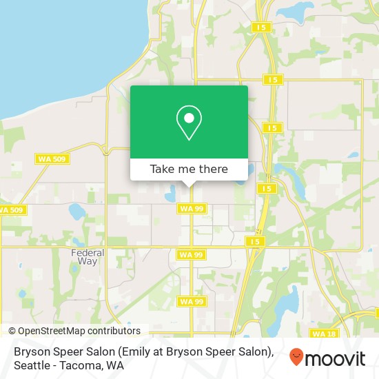 Mapa de Bryson Speer Salon (Emily at Bryson Speer Salon)