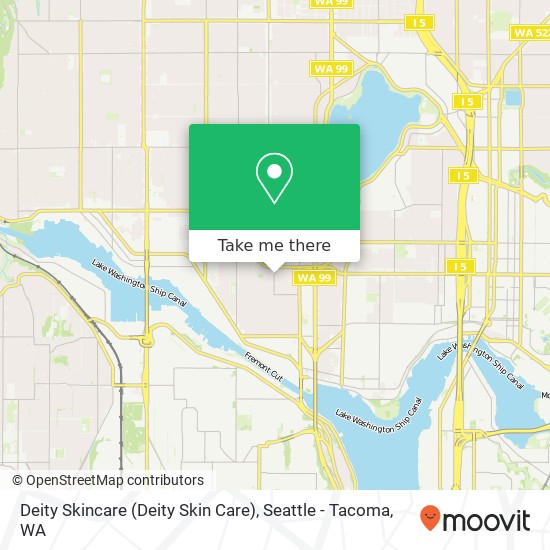 Mapa de Deity Skincare (Deity Skin Care)