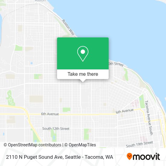 2110 N Puget Sound Ave map