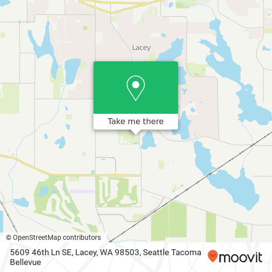 Mapa de 5609 46th Ln SE, Lacey, WA 98503