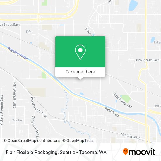 Flair Flexible Packaging map