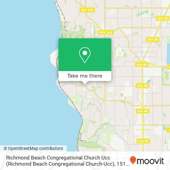 Richmond Beach Congregational Church Ucc (Richmond Beach Congregational Church-Ucc), 1512 NW 195th St map