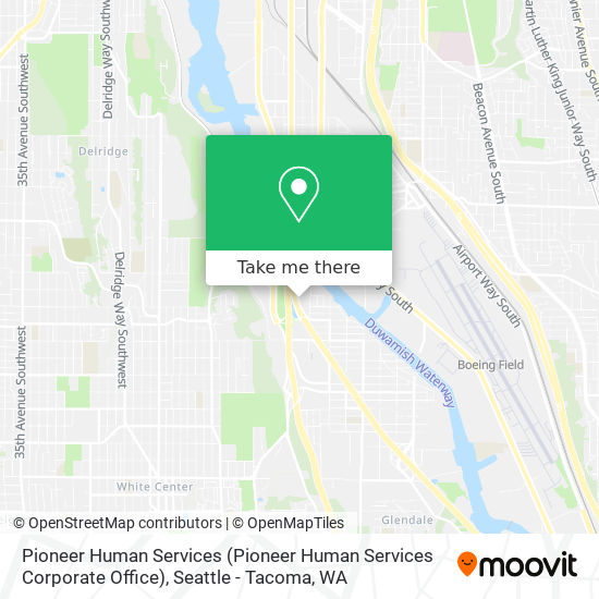 Mapa de Pioneer Human Services (Pioneer Human Services Corporate Office)