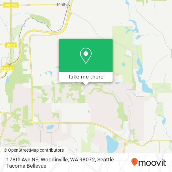 178th Ave NE, Woodinville, WA 98072 map