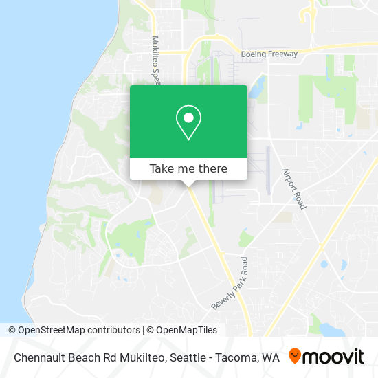 Chennault Beach Rd Mukilteo map