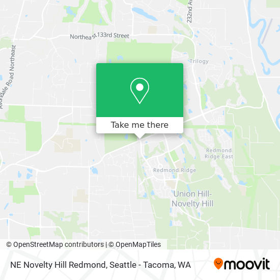 Mapa de NE Novelty Hill Redmond