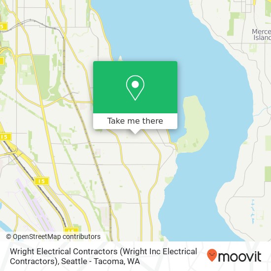 Wright Electrical Contractors map