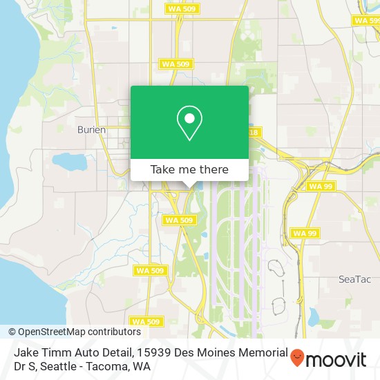 Jake Timm Auto Detail, 15939 Des Moines Memorial Dr S map