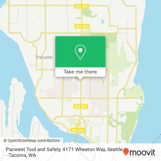 Pacwest Tool and Safety, 4171 Wheaton Way map