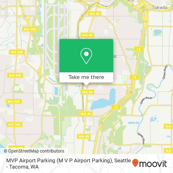 MVP Airport Parking (M V P Airport Parking) map