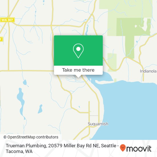 Mapa de Trueman Plumbing, 20579 Miller Bay Rd NE