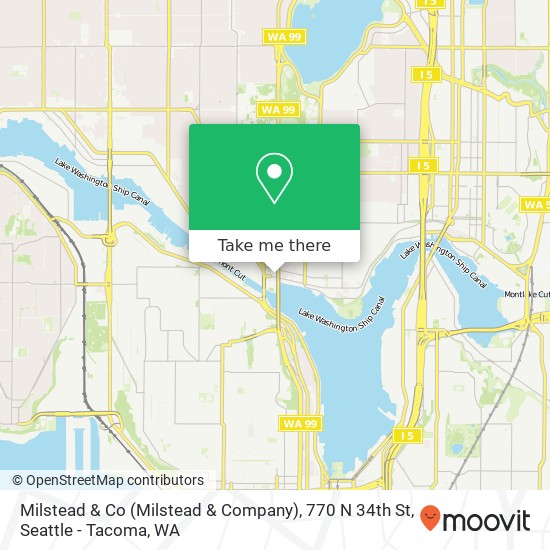 Mapa de Milstead & Co (Milstead & Company), 770 N 34th St