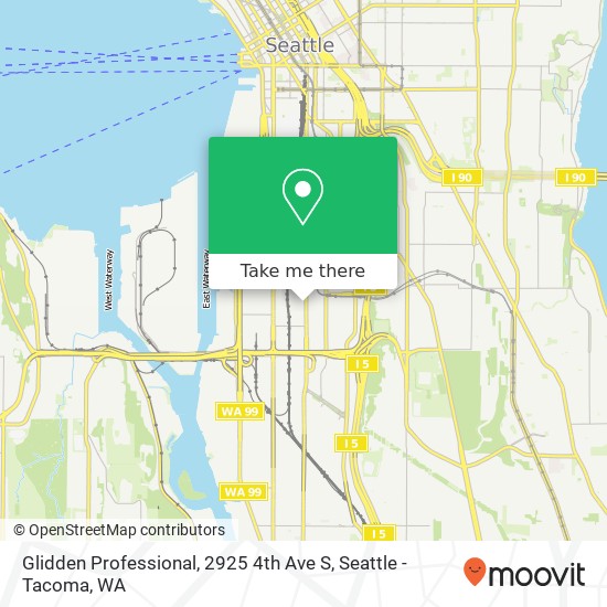 Mapa de Glidden Professional, 2925 4th Ave S
