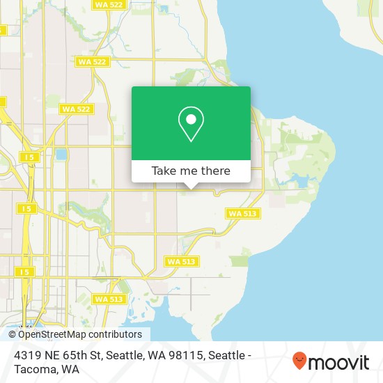 4319 NE 65th St, Seattle, WA 98115 map