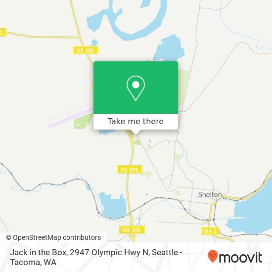 Mapa de Jack in the Box, 2947 Olympic Hwy N