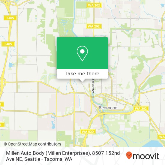 Millen Auto Body (Millen Enterprises), 8507 152nd Ave NE map