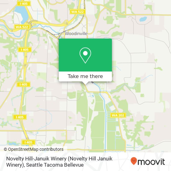 Mapa de Novelty Hill-Januik Winery