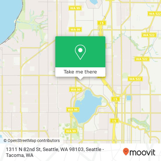 1311 N 82nd St, Seattle, WA 98103 map