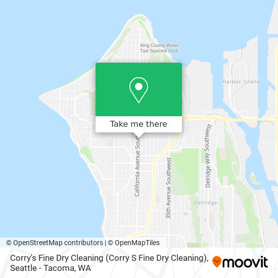 Corry's Fine Dry Cleaning map