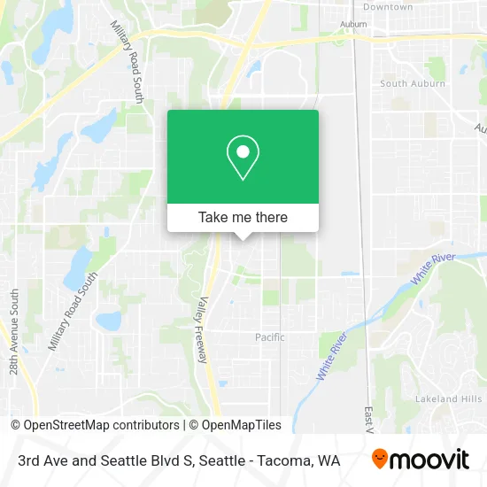 Mapa de 3rd Ave and Seattle Blvd S