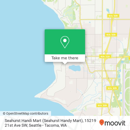 Seahurst Handi Mart (Seahurst Handy Mart), 15219 21st Ave SW map