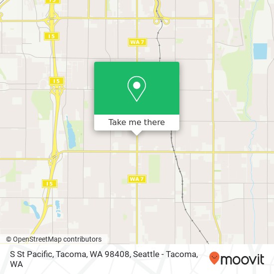 S St Pacific, Tacoma, WA 98408 map