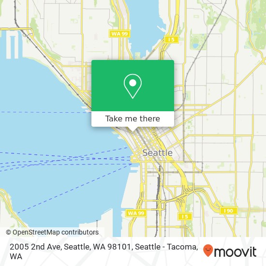 Mapa de 2005 2nd Ave, Seattle, WA 98101