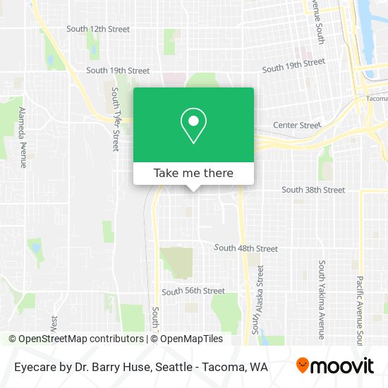 Eyecare by Dr. Barry Huse map