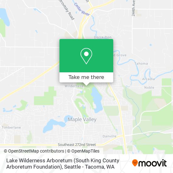 Mapa de Lake Wilderness Arboretum (South King County Arboretum Foundation)