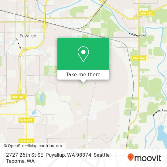 Mapa de 2727 26th St SE, Puyallup, WA 98374
