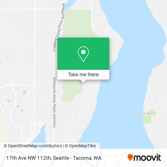 17th Ave NW 112th map