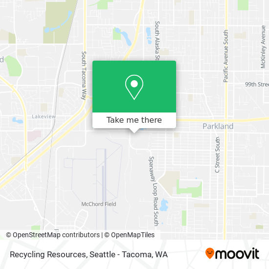 Recycling Resources map