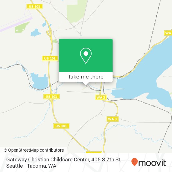 Mapa de Gateway Christian Childcare Center, 405 S 7th St