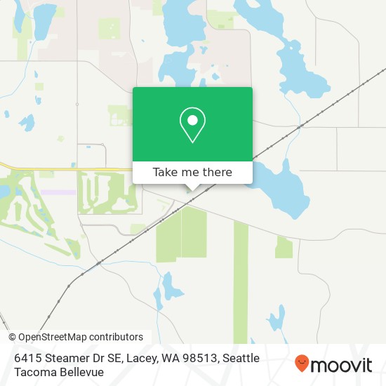 Mapa de 6415 Steamer Dr SE, Lacey, WA 98513
